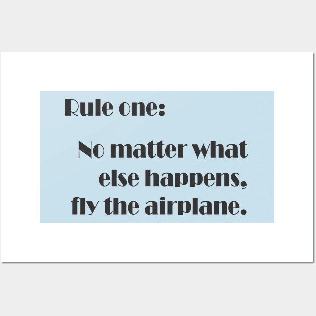 Fly the aeroplane Wall Art by GregThompson